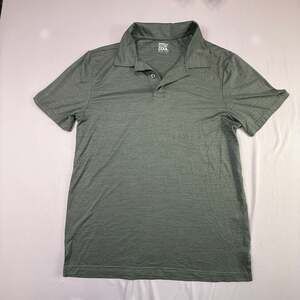 32 Degrees Cool Men's Size Medium Space Dye Short Sleeve Performance Polo Shirt